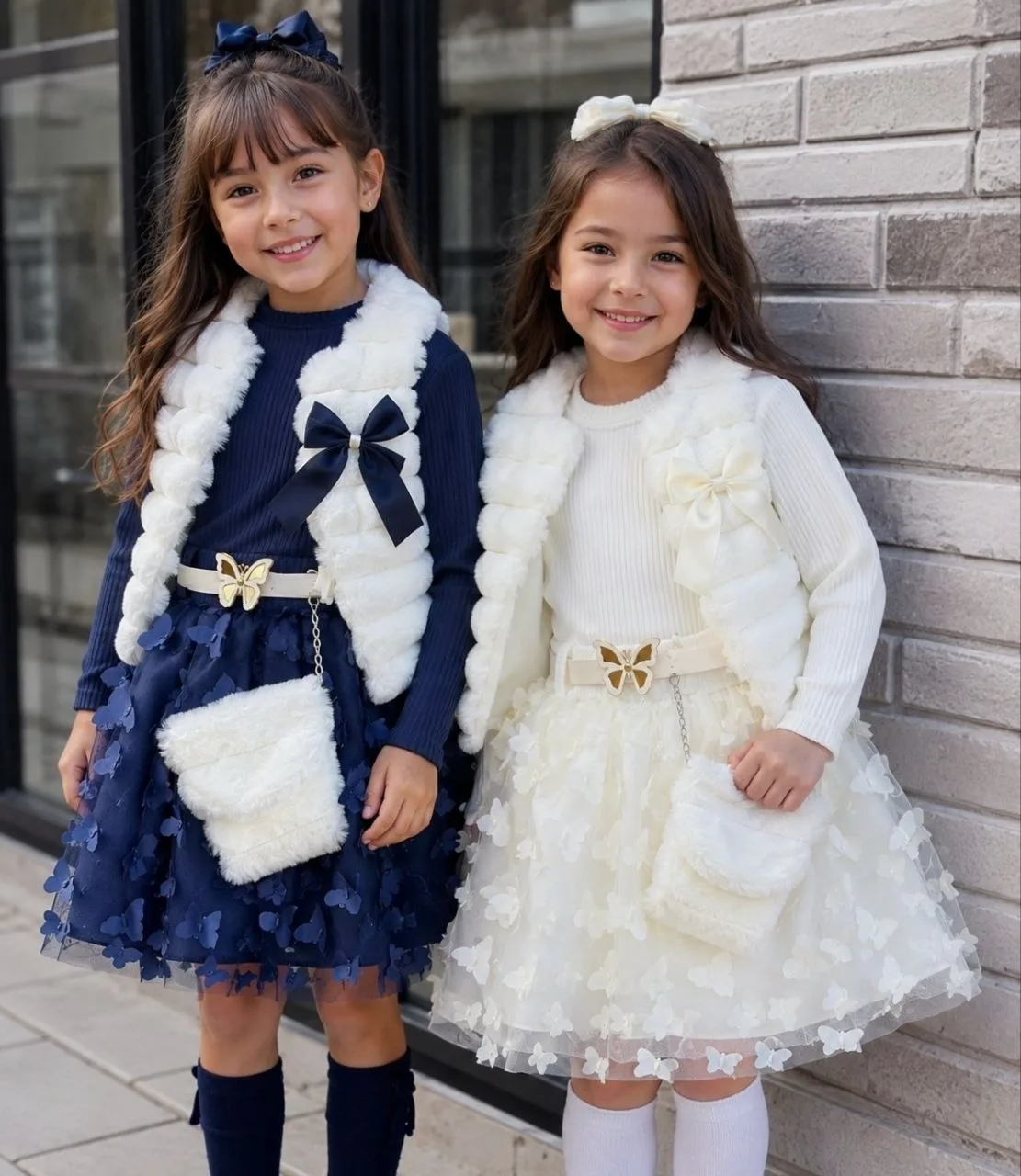 ✨🦋 ¡Hermosos conjuntos de vestido en tull 3D para niñas! 💖