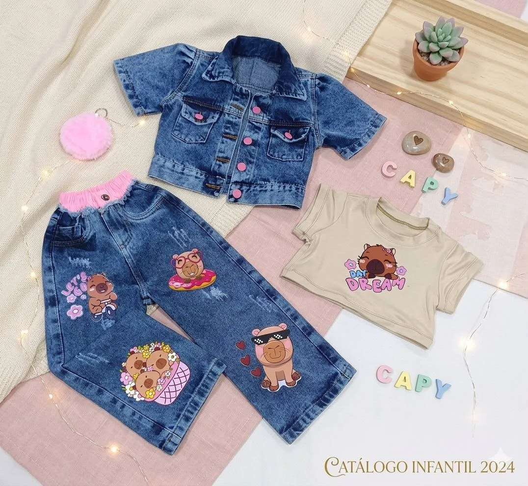✨ ¡HERMOSO CONJUNTO  DE 3 PIEZAS! 💗🌸