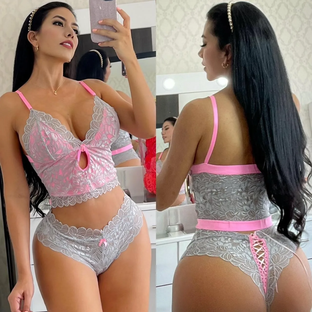 💖✨ ¡Bella Lencería con Encaje! ✨💖