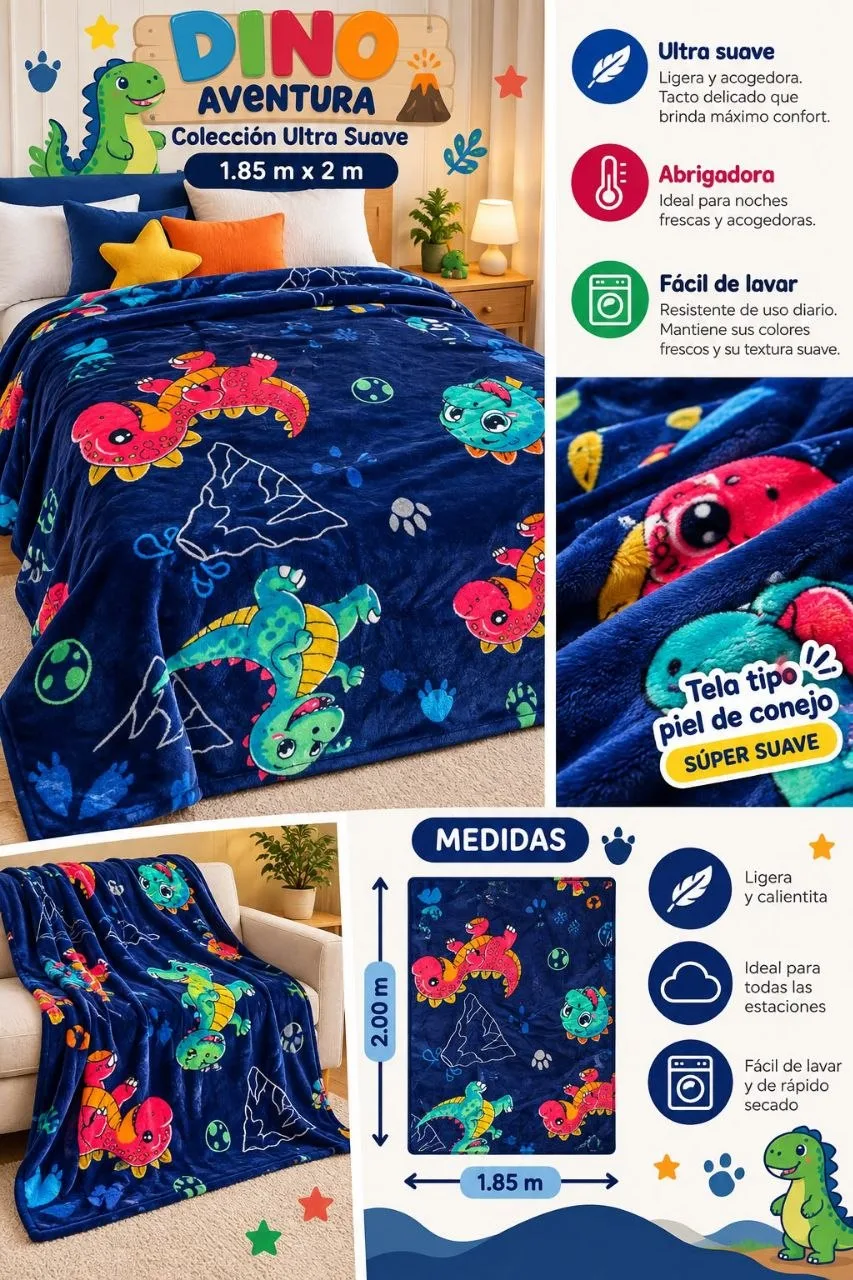 🛏️ COBIJA ESTAMPADA🐑 En ovejero imagen 2