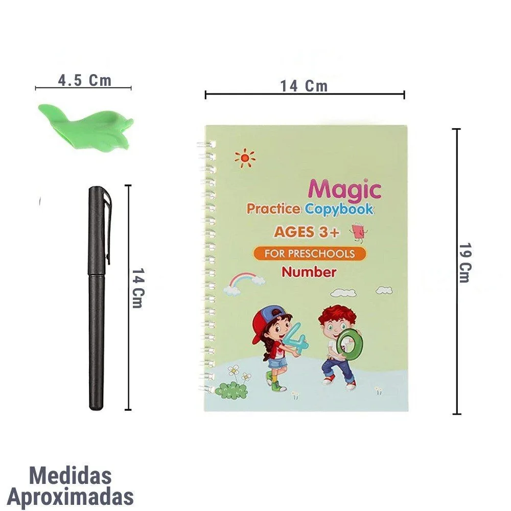 ✍️📚 Set x4 Libretas Mágicas de Caligrafía Infantil 📚✨ imagen 3