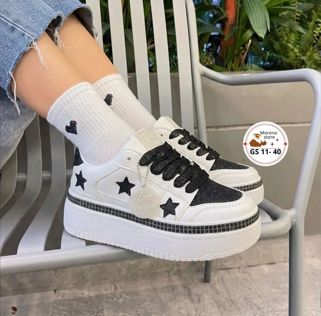 BRILLOS DAMA SUELA ALTA 👟✨