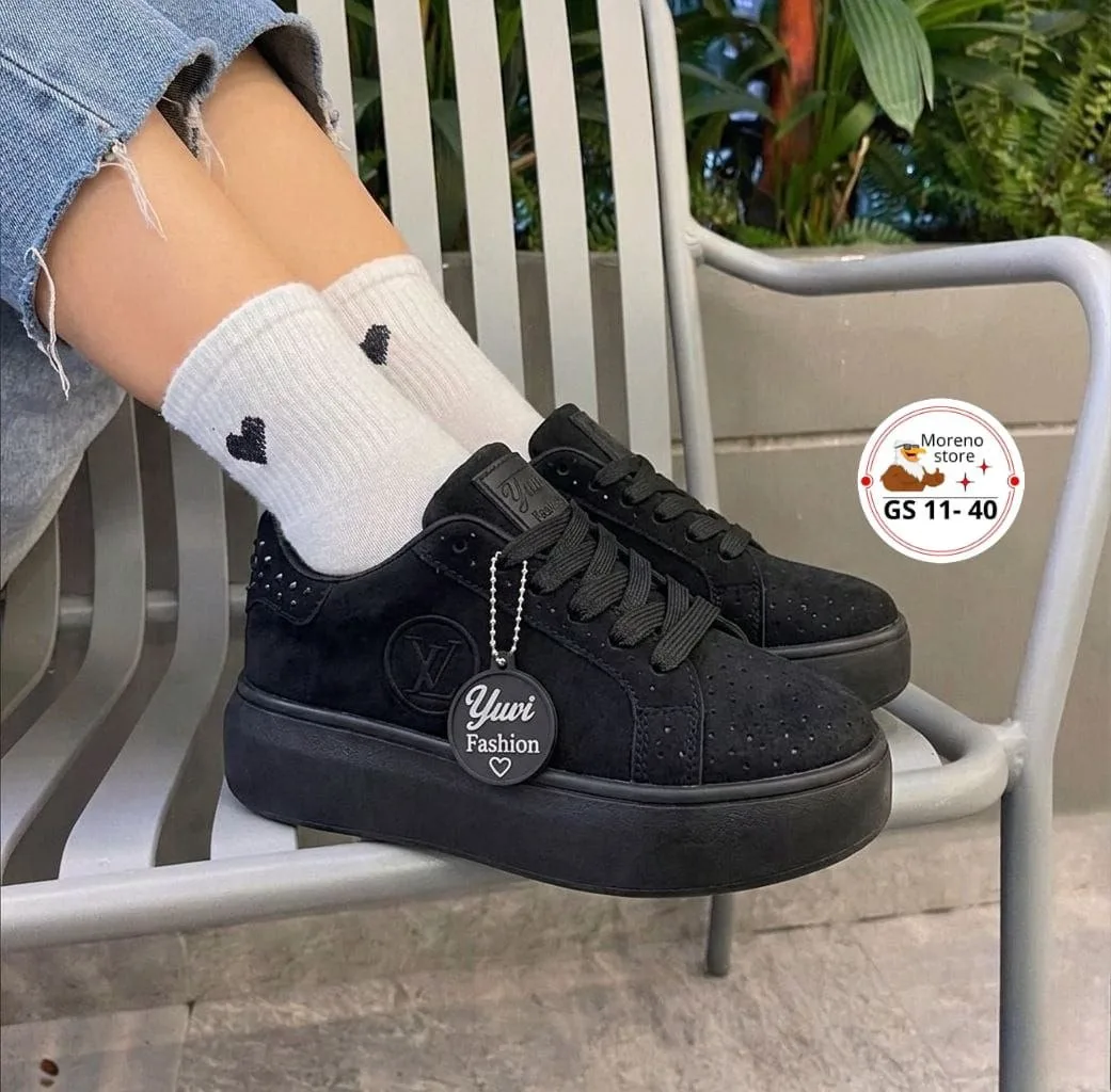 BRILLOS DAMA SUELA ALTA 👟✨ imagen 2