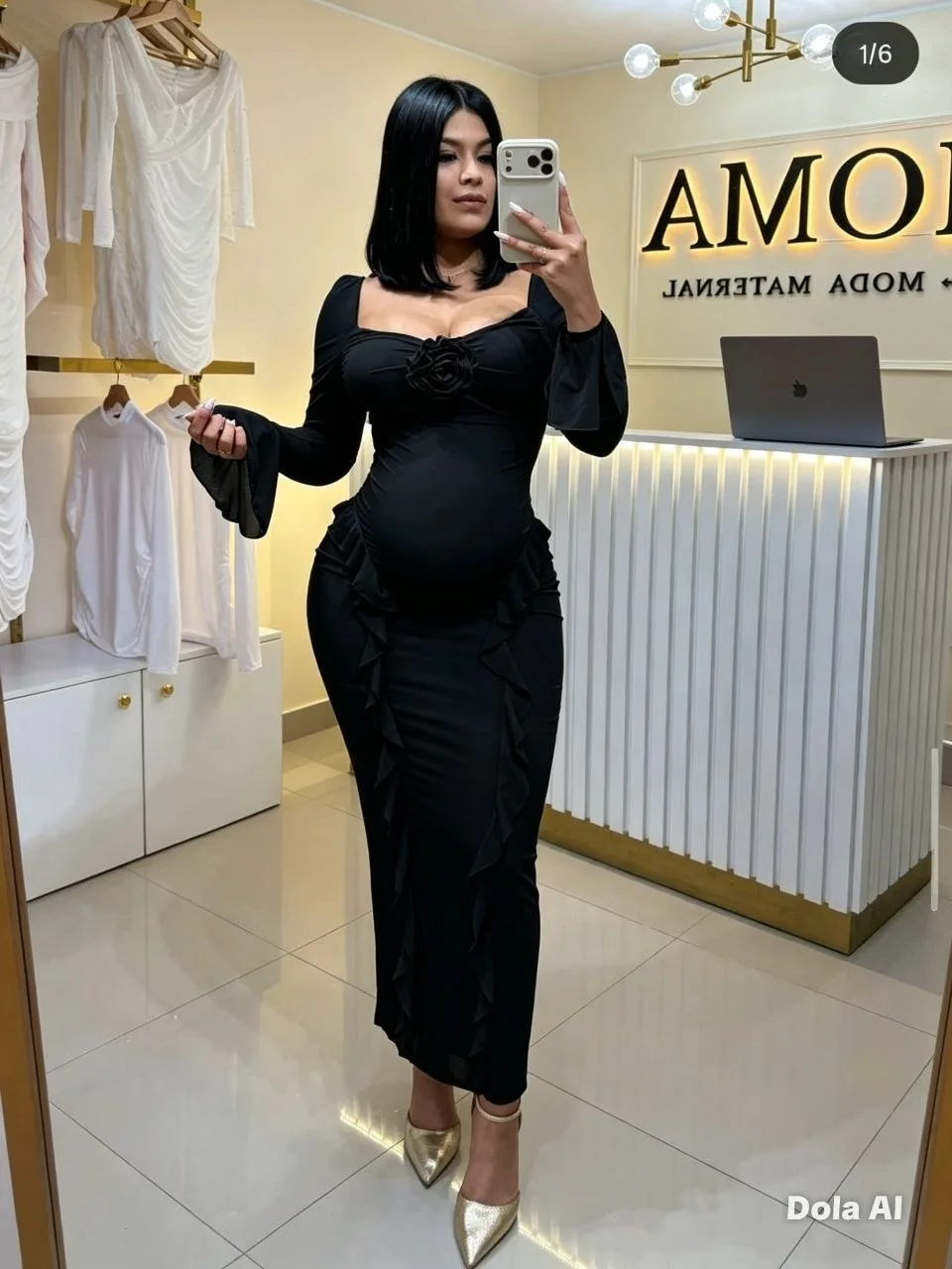 ✨🤰 ¡Hermoso vestido materno! 💕 imagen 2