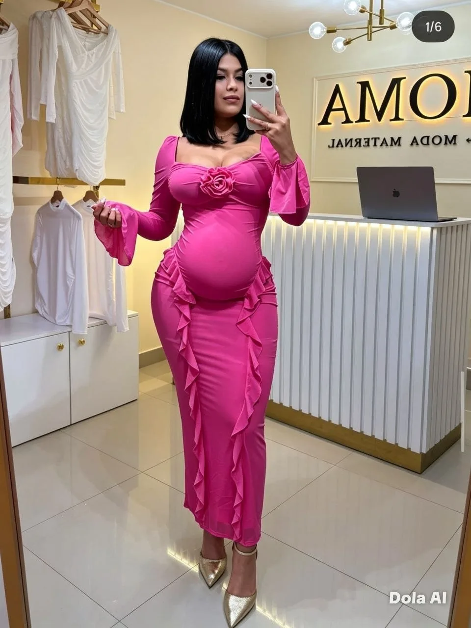 ✨🤰 ¡Hermoso vestido materno! 💕 imagen 5