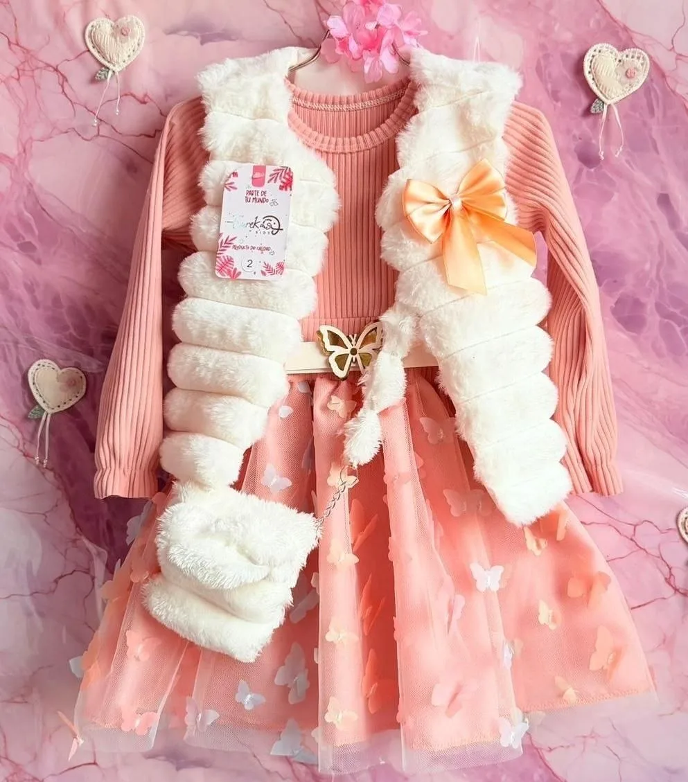 ✨🦋 ¡Hermosos conjuntos de vestido en tull 3D para niñas! 💖 imagen 3
