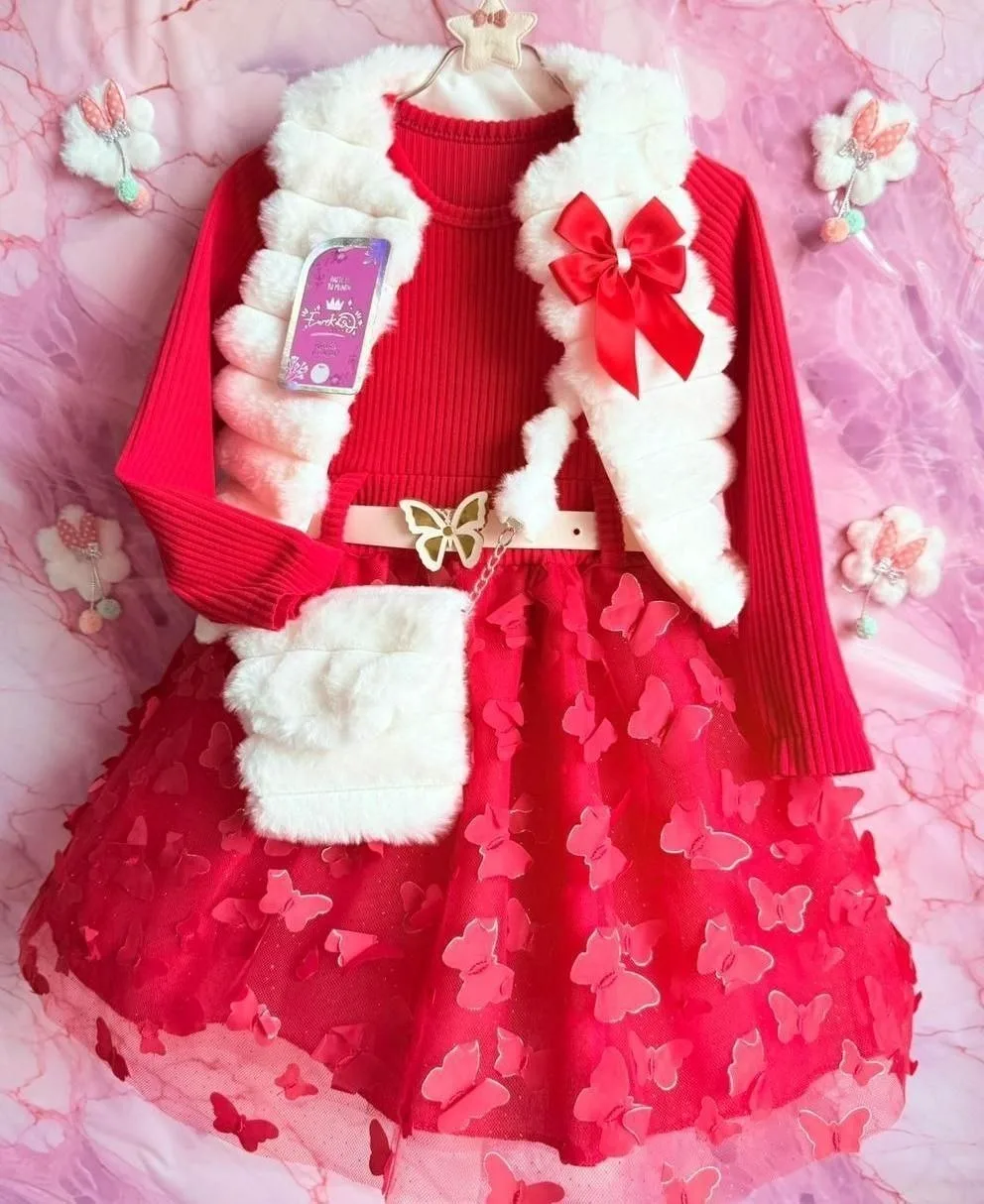 ✨🦋 ¡Hermosos conjuntos de vestido en tull 3D para niñas! 💖 imagen 4