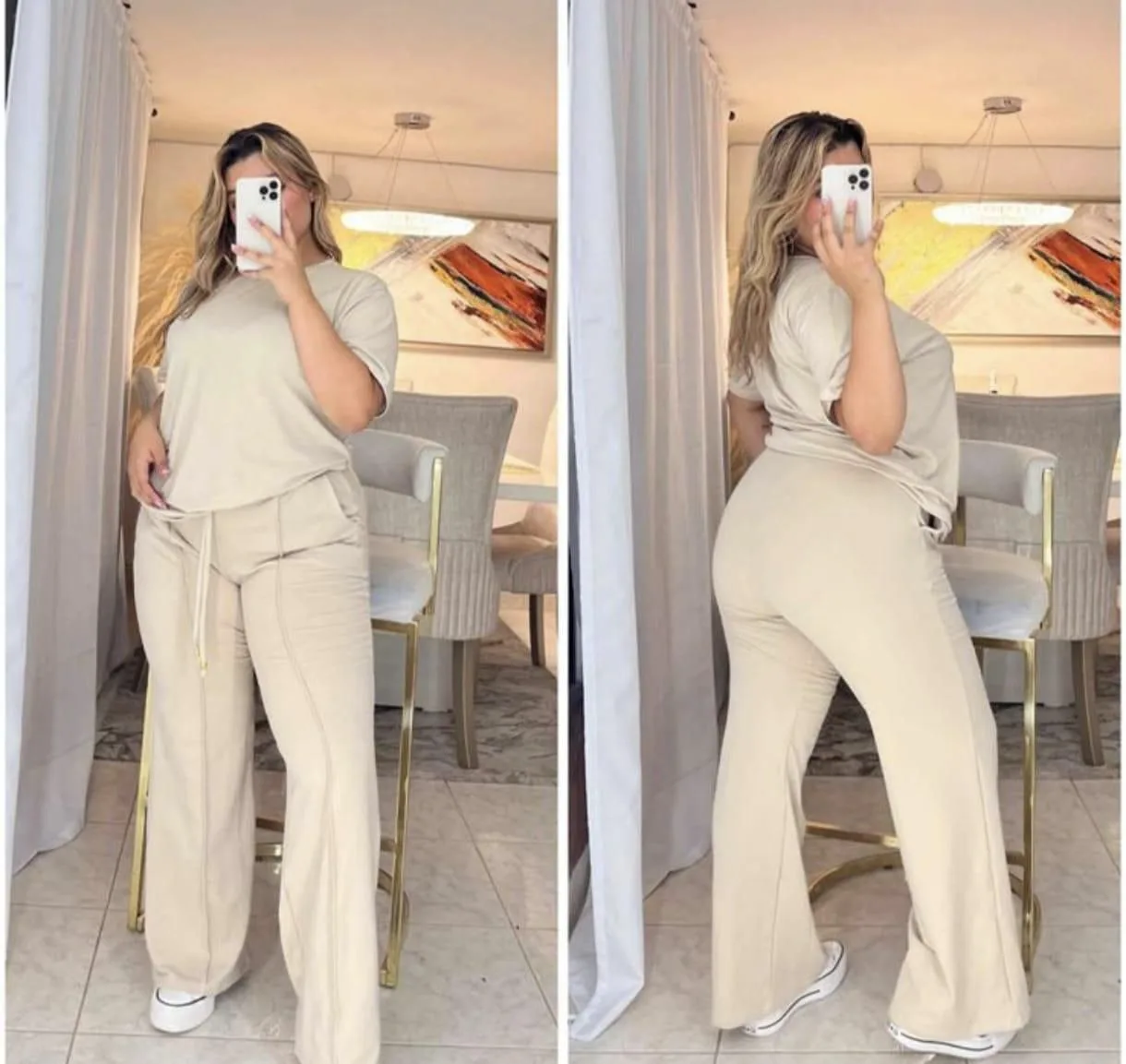 😍🔥 CONJUNTOS PALAZO DAMA PLUS XL-XXL🌷